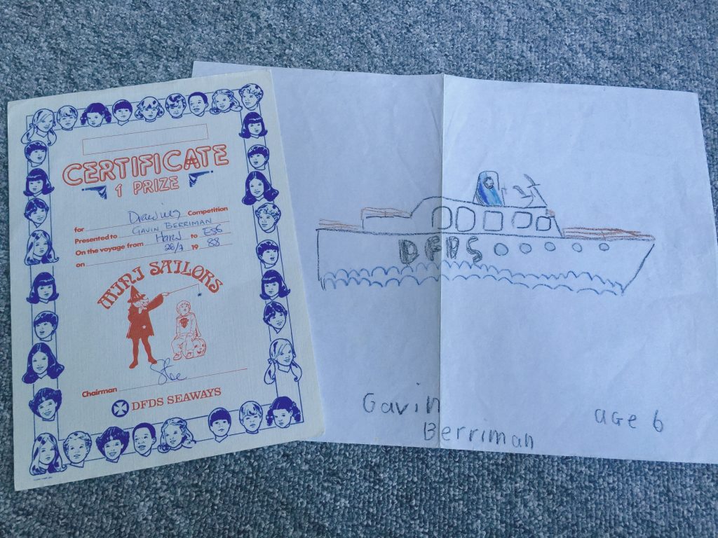 DFDS Drawing Competition 1988